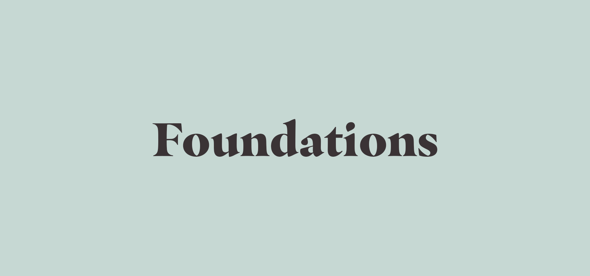 Foundations - Website