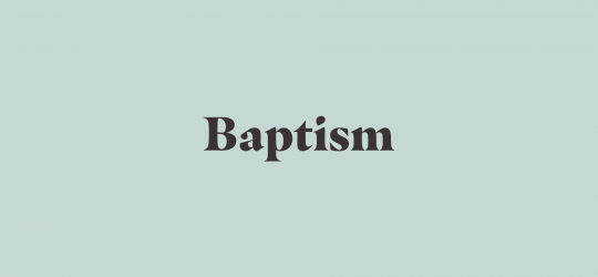 Baptism - Website