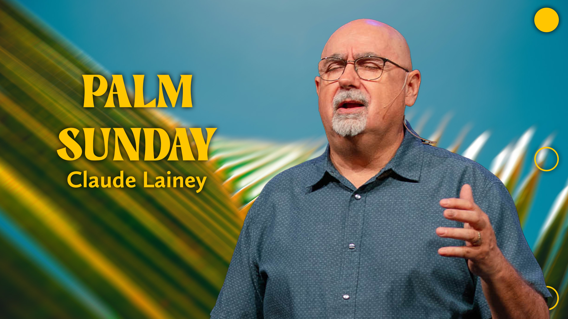 Palm Sunday stream